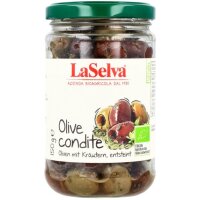 Oliven Condite - Oliven mit Kräutern, 150g