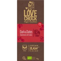 L! Tafel Dark & Dates 83% vegan, 70g