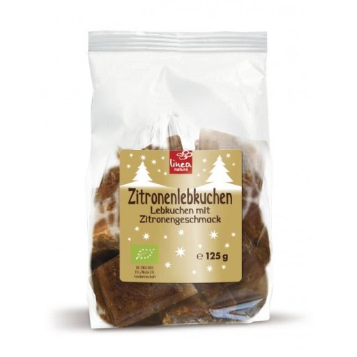 Zitronenlebkuchen vegan, 125g