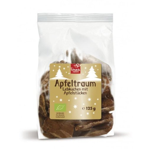 Apfeltraum Lebkuchen mit Apfelstückchen vegan, 125g