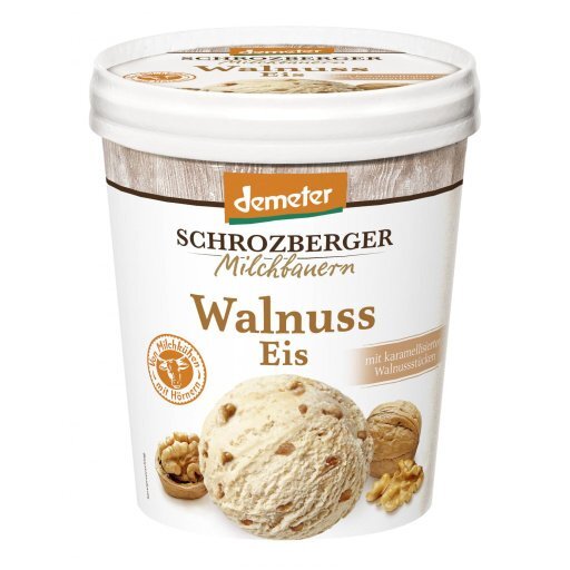L! Familieneisbecher Walnuss DEMETER, 500ml